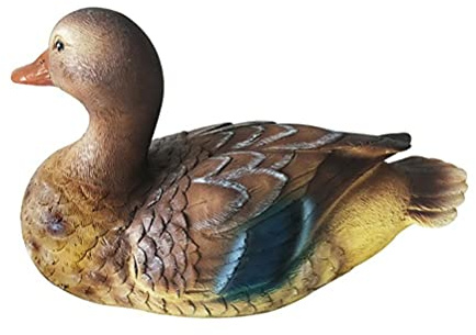 Tianbi Teich-Ornament, schwimmende Entenstatue, künstliche Enten-Skulptur, schwimmende Teichdekoration, Enten-Skulptur Gartenteich, Pool, Aquarium, Gartendekoration
