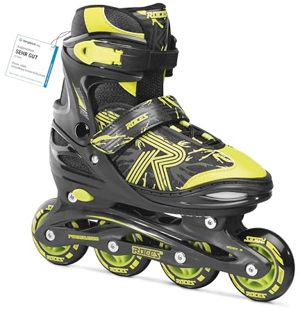 Roces Jokey 3.0 Inline-Skate Black-Lime 38