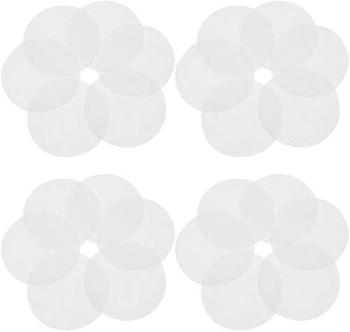 ULTECHNOVO 200 Runde Weiße Make Up Entferner Pads aus Vliesstoff 7,5cm Durchmesser 200 Stück Hygienisch und Tragbar für Sanfte Gesichtsreinigung und Make Up Entfernung