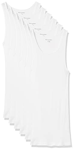 Amazon Essentials Unterhemden Herren, Leichtes Tank-Design, 6er-Pack