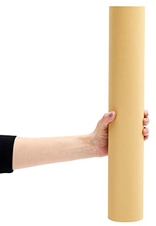 Packpapier-Rolle von Juvale - Kraftpapier-Rolle als Verpackungspapier, Geschenkverpackung, für Bastelarbeiten, zum Versand - Braun - 30,5 cm breit, 30,5 m lang