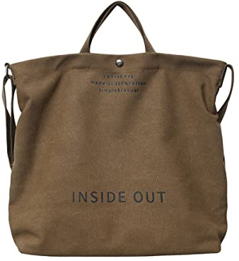 Damen-Handtasche aus Segeltuch, lässige Schultertasche, Arbeitstasche, Crossbody-Tasche mit Tragegriff