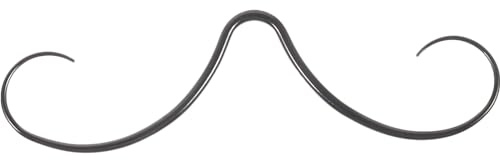 PACKOVE Schnurrbart-Septum-Ring Stahl-Septum-Schnurrbart-Nasenring-Piercing-Schmuck Septum-Piercing-Aufhänger Septum-Schnurrbart-Aufhänger Nasenring Für Damen Und Herren