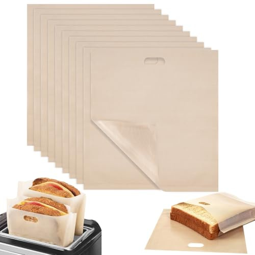 6 wiederverwendbare Toaster-Beutel