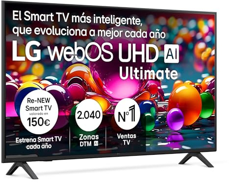 LG 50UA75006LA TV 50 Zoll (127 cm) 4K UHD AI TV (α7 Gen8 4K AI Prozessor, webOS 25, 60Hz) [Modelljahr 2025]