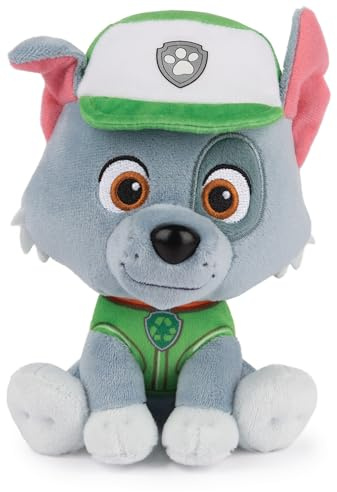 GUND PAW Patrol Rocky Plüschtier, 15 cm - hochwertiges Kuscheltier für Fans der beliebten TV-Serie, ab 1 Jahr empfohlen