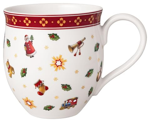Villeroy & Boch – Toy's Delight Henkelbecher Bunt, Spülmaschinenfest, Mikrowellensicher, Kaffetasse, Tasse Klein, Kaffebecher Toys, Heißgetränkebecher, Weihnachtsbecher, Premium Porcelain