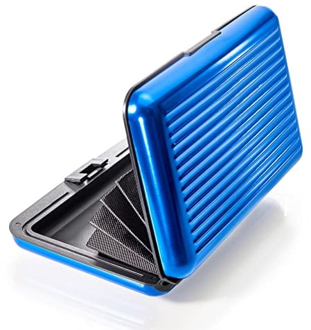 VALLET® Kreditkartenetui aus Aluminium | Ideal als Kartenetui & Visitenkarten Etuis | NFC & RFID Schutzhülle | Schützt Ihre EC-Karten vor unerlaubtem Auslesen | für Damen & Herren