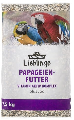 Dehner Lieblinge Vogelfutter, Papageien-Futter, 7.5 kg | Vitamin-Aktiv-Komplex