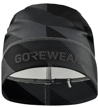 GORE WEAR Unisex Essence Light Beanie-Mütze, Black/Lab Graphite, Einheitsgröße EU