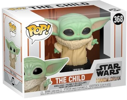 Funko Pop! Star Wars: The Mandalorian - Grogu (The Child, Baby Yoda) - Vinyl-Sammelfigur - Geschenkidee - Offizielle Handelswaren - Spielzeug Für Kinder und Erwachsene - TV Fans