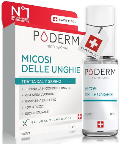 PODERM - NAGELPILZ-BEHANDLUNG | Revitalisierender | Professionelle Fuß/Handpflege | Einfach/Schnell | Made in Switzerland