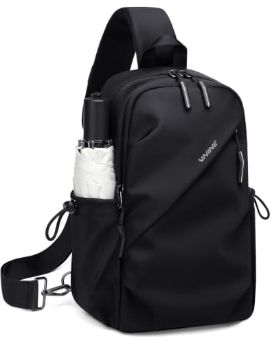 VNINE Sling Bag Umhängetasche Brusttasche Schultertasche Herren Damen