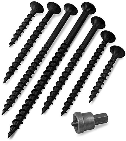 Schnellbauschrauben Rigipsschrauben Gipskarton Schrauben - 100 Stück - 4,2 x 75 mm Grobgewinde + 1 Tiefenstopp-Bit GRATIS (je 1 Bit pro Bestellung) phosphatiert Trockenbauschrauben