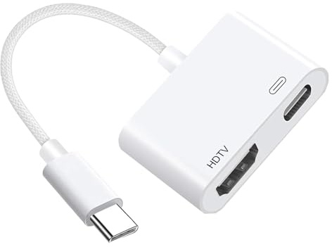 Vonxite USB C auf HDMI Adapter, U.SB C zu HDMI 4K Adapter mit PD 100W Aufladen, 2 in 1 Typ-C Digital AV dapter with 4K@30Hz, Typ-C auf hdmi Kompatibel mit USB-c Handy/Tablet/TV/Projektor/Monitor