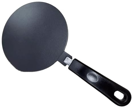 Qivine Induktion Adapter, 24cm Induktionsadapter mit Abnehmbarem Isoliergriff, Edelstahl Adapterplatte für Induktionsherd, Kochgschirr, mit Schwarzer Hochtemperaturbeschichtung