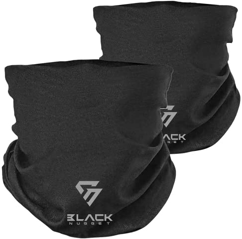 BlackNugget® Bedrucktes Multifunktionstuch mit ausgefallenem Design - Hochwertige Sturmhaube als Wärm- und Schutztuch - Halstuch, Face Shield, Gesichtsmaske - Verschiedene Muster
