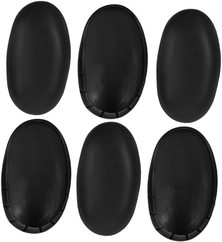 GANAZONO Ohrenschützer mit Ergonomischem Design 3 Paar für Friseure aus Schwarzem Silikon zum Schutz der Ohren und Biegsamer Form bei Haarfärben und Zuhause