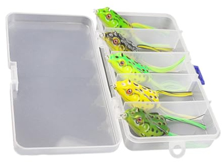 WINOMO Thunder Frog Simulation Box Angelköder im Meer, 5 Stück