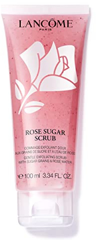 Lancôme Rose Sugar Scrub, sanftes Peeling für glatte, strahlende Gesichtshaut und einen ebenmäßigen Teint, ideal für alle Hauttypen, 100ml