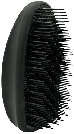 PARSA Beauty Professional Entwirr-Wunder ohne Griff (Schwarz) – Entwirrbürste für jedes Haar – Haarbürste ohne Ziepen – Haarbürste antistatisch mit 4-stufiger Borstenanordnung – Detangler