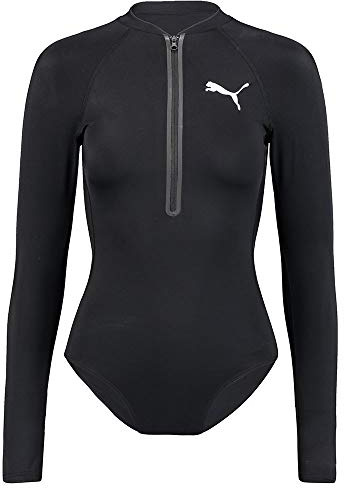 PUMA Damen Puma dames lagarm overpak Long sleeve surf suit, Schwarz, L EU