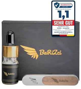 BaRiZzi Oud Autoparfum I Autoduft I Auto Lufterfrischer I Car Diffuser I Car Perfume (Oud Passione, Grau)