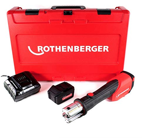 Rothenberger ROMAX 4000 Basic Set Akku Pressmaschine 18V + 1x Akku 4,0Ah + Ladegerät + Koffer (1000001840)