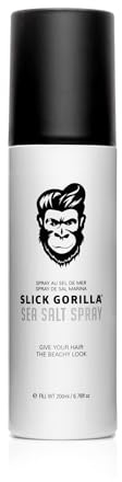 Slick Gorilla Meersalzspray für Männer, matte Haartextur, 200 ml | Aloe Vera, Vitamin B5 und Algenextrakt, leichte Textur, Volumen, flexibler Halt, als Pre-Styler geeignet