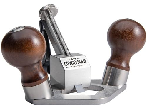 Cowryman 040 Router Flugzeug Handheld Nutfräse Werkzeug zum Schneiden von Zapfen, Nuten und Schlitzlöchern mit 8MM Klinge