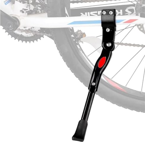 Ailelan Seitenständer Fahrrad, Fahrradständer 24-27,5 Zoll, Höhenverstellbar Mountainbike Bike Stand, Fahrradständer Hinterrad rutschfest Fahrrad Ständer Für Mountainbike, Cityrad