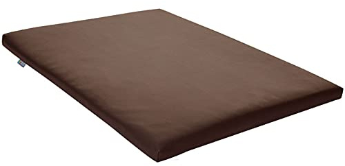 FORTISLINE Hundematte XL 120x90 cm - Hundebett aus Kunstleder - Hundekissen abwaschbar und pflegeleicht - Liegekissen für Hunde - robuste Tiermatte für Zuhause, Auto und Reise