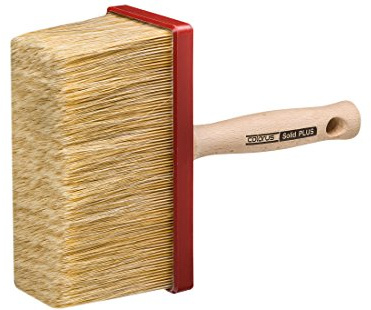 Colorus Deckenbürste 180 x 80 mm Malerbürste mit Chinaborsten-Mischung | Stabilisierte Borsten für zähe und lösemittelhaltige Farben – für Wand-, Decken- und Fassadenanstriche