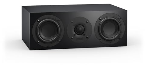 Nubert nuBoxx B-50 | Schwarzer Centerlautsprecher | 1 Stück Passivbox | Für modernes wohnen | Kompaktlautsprecher für Heimkino | Lautsprecher bis 60 Hz | Ideale Lowboardboxen