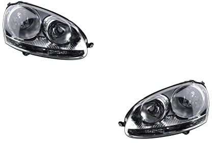 Johns, Scheinwerfer Halogen passend für VW Golf 5 V ab 03-SET H7 H7chrom