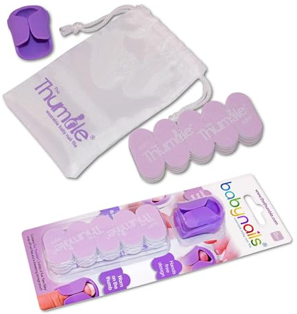 Baby Nails - Nagelpflege für Babys I Handfreies Babypflege-Set für Neugeborene ab 0 Monate I Geschenkidee für werdende Mütter I Standard Pack – 15 Einwegfeilen