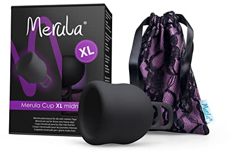 Merula Cup XL midnight (schwarz) - Die Menstruationstasse für die sehr starken Tage