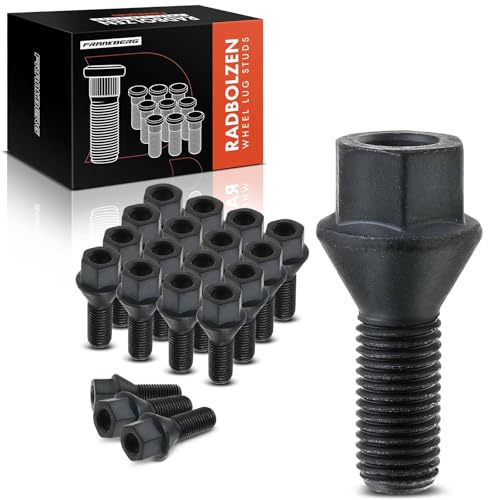 Frankberg 20x Radbolzen Radschraube Kompatibel mit 1er E81 E87 3er E21 E30 E36 E46 E90 5er E12 E28 E34 E60 E61 6er E24 E64 1975-2017 610-574