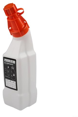 Zuverlässige 1-Liter-Öl-Mischflasche für 2 Geräte, unverzichtbares Werkzeug für die Wartung von Gartenmaschinen