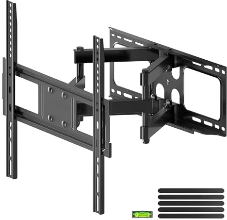 XINLEI TV Wandhalterung, Schwenkbare Neigbare TV Halterung für 26-70 Zoll Flach & Curved Fernseher bis zu 45KG, Fernseher Halterung max.VESA 400x400mm