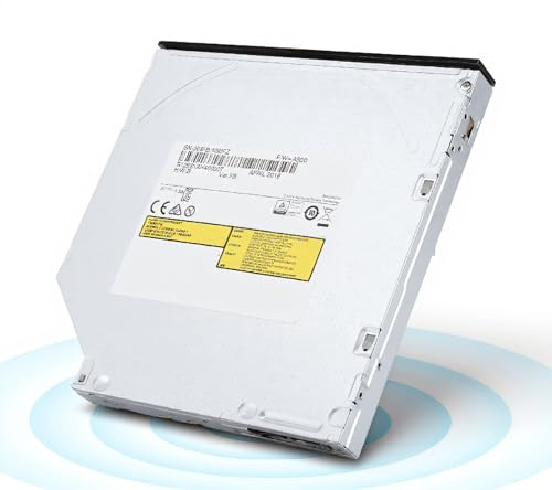 ASHATA Interner DVD Brenner, Eingebauter DVD Brenner DVD Rekorder Player Optisches Laufwerk,CDs, DVDs, Lesen Laufwerkslose Installation für Laptop Notebook