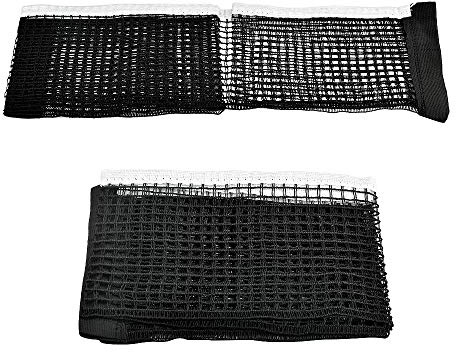 DURANTEY 2 Stücke Tischtennisnetz Polyester Tischtennisnetz 180 * 15 cm Tischtennis Netze Netzgarnitur Haltbares Tisch Tennis Netz für Tischtennisplatte Ohne Halterung zum Den Innen- und Außenbereich