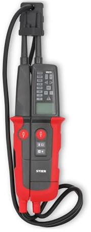 STIER Profi Spannungs- und Durchgangsprüfer, 6V-1000V AC/DC, 2-polig, CAT III 1000V CAT IV 600V, 19mm Sonden-TIP-Abstand