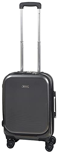 CHECK.IN Business-Trolley-Boardcase Frankfurt 3.0, Carbon/schwarz