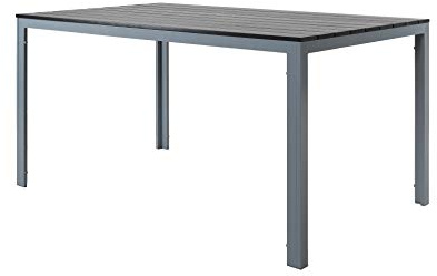 Chicreat Tisch, Grau/Schwarz, 150x90x75 cm