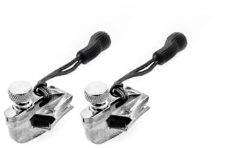 munkees® FixnZip Silber L, 2er-Set – Reißverschluss-Reparatur für 8–10 mm Spiralbreite – Zipper Ersatz-Schieber ohne Nähen – Vorratspack 2x