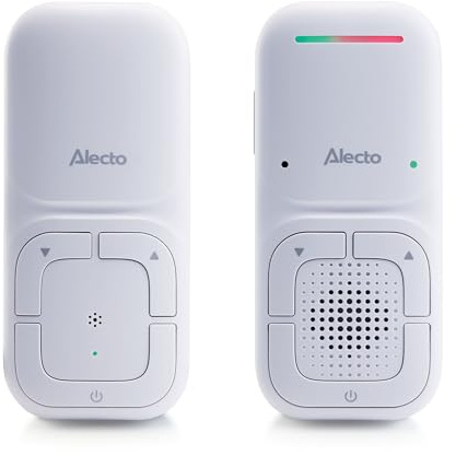 Alecto DBX130 - Babyphone - Babyfon - Baby Phone - Babyphone Ohne Kamera | Eco-Modus - 100% störungsfreie Verbindung - 300 m Reichweite - LED-Farbindikator