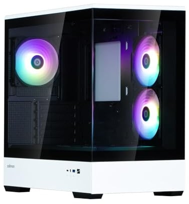 PC-Gehäuse Mini Tower Zalman P30 BW (Schwarz/Weiß)