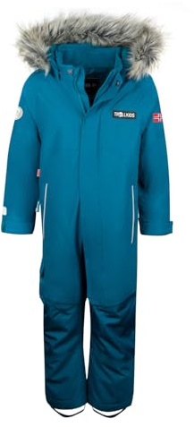 Trollkids Kids Kirkenes Snowsuit 116, deep lagoon