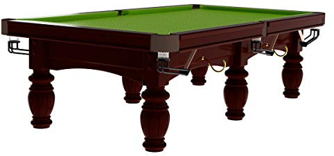 Billiard-Royal Snookertisch Yalis 9 ft., aus hochwertigem Holz, mit hochwertigem K-55 Bandengummi, Tuchfarbe:Yellow Green